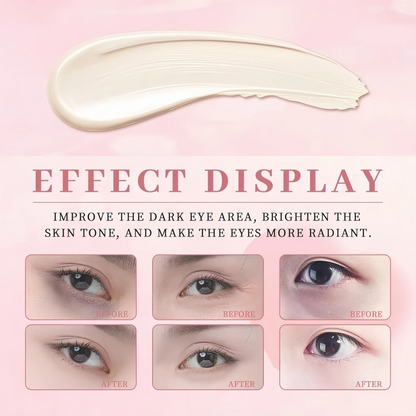 Microcurrent Eye Cream,Under Eye Cream for Dark Circles,Puffiness and Wrinkles, Hyaluronic Acid + Peptide+ Caffeine Eye Cream Anti Aging,Hydrating Eye Care,Gentle Vibration