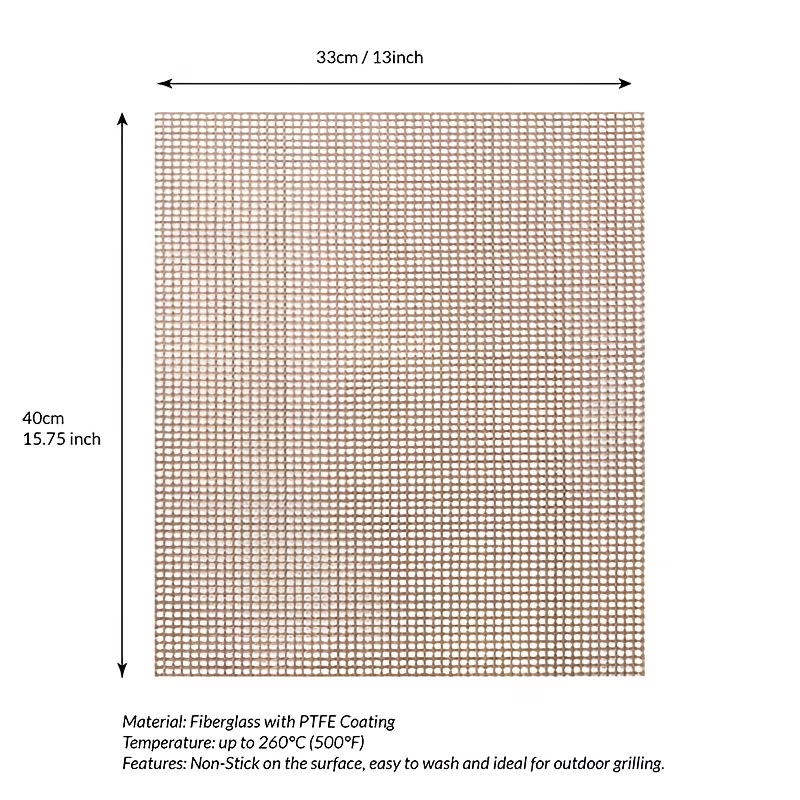 Black 3-Pack Premium Non-Stick PTFE Grill Mesh Mats - Reusable, easy-to-clean round wire mesh mats, perfect for outdoor grilling, ideal for chicken wings, etc., an essential cooking accessory for homes and dormitories. Kemu |Fashion Home Kitchen Beauty