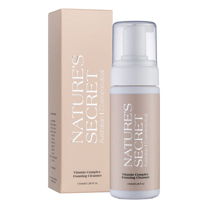 Vitamin Complex Foaming Cleanser 150ml | Hydrating Vitamin Face Cleanser for Makeup Removal, Brightening & Daily Facial Cleansing | Australian Made Kemu |Fashion Home Kitchen Beauty
