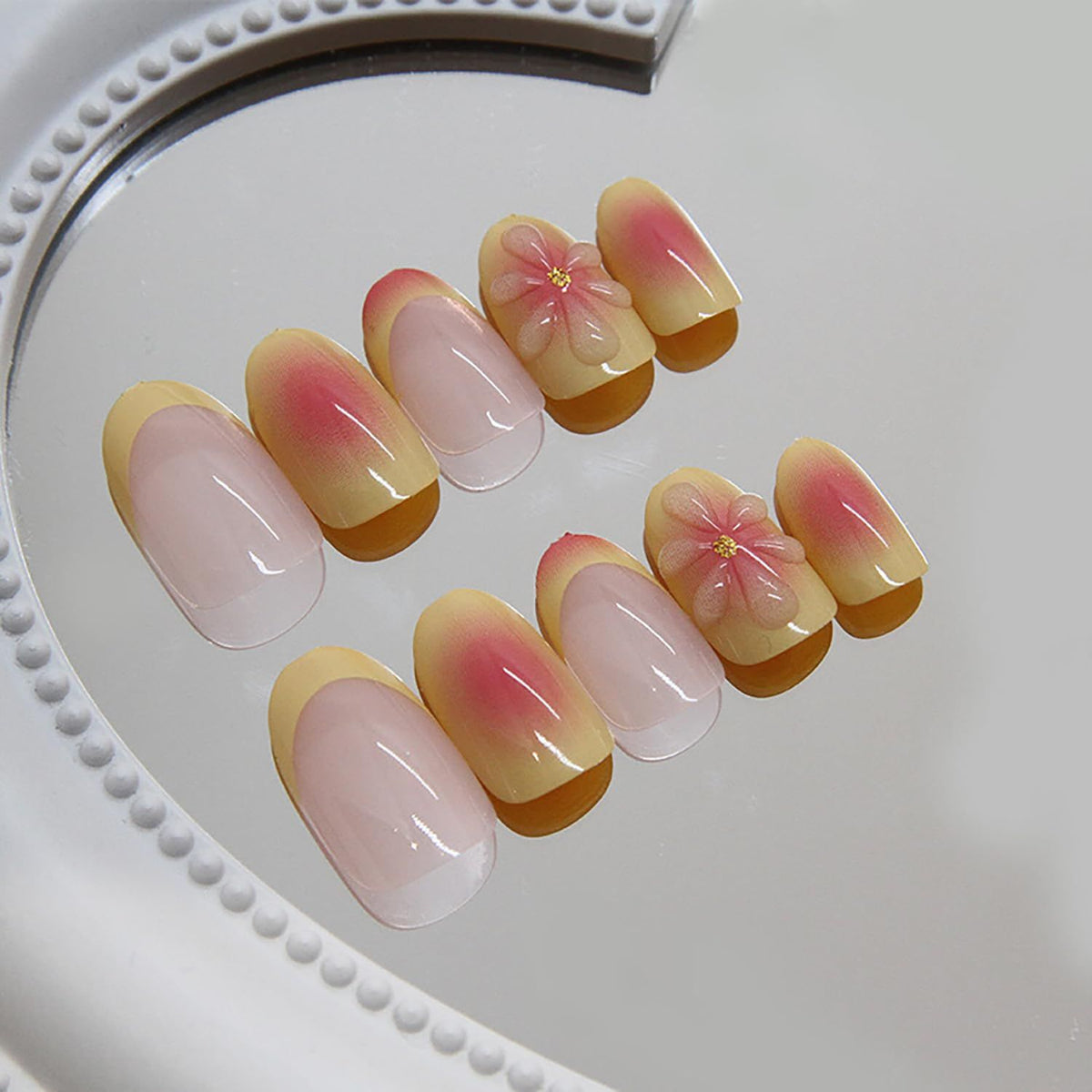 Press-On Nails for Everyday Wear & Special Occasions – Easy, No-Salon Manicure Solution (light pink) Kemu |Fashion Home Kitchen Beauty