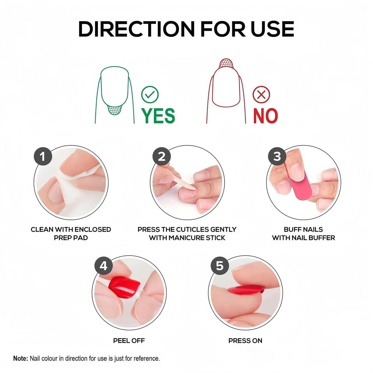 Press-on Nails for Daily Wear, Events, & DIY Manicures, Reusable & Easy to Apply At Home (Nude pink and metallic silver-white) Kemu |Fashion Home Kitchen Beauty