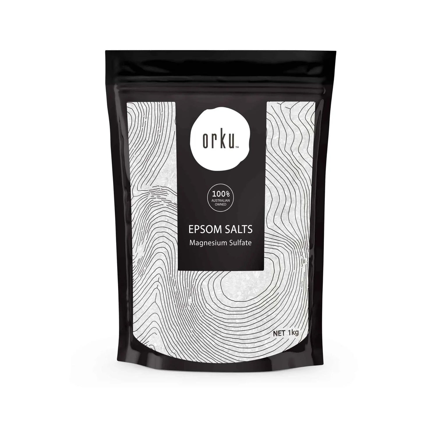 Orku 12 x 1Kg Epsom Salt Magnesium Sulphate Bath Salts Skin Body Kemu |Fashion Home Kitchen Beauty