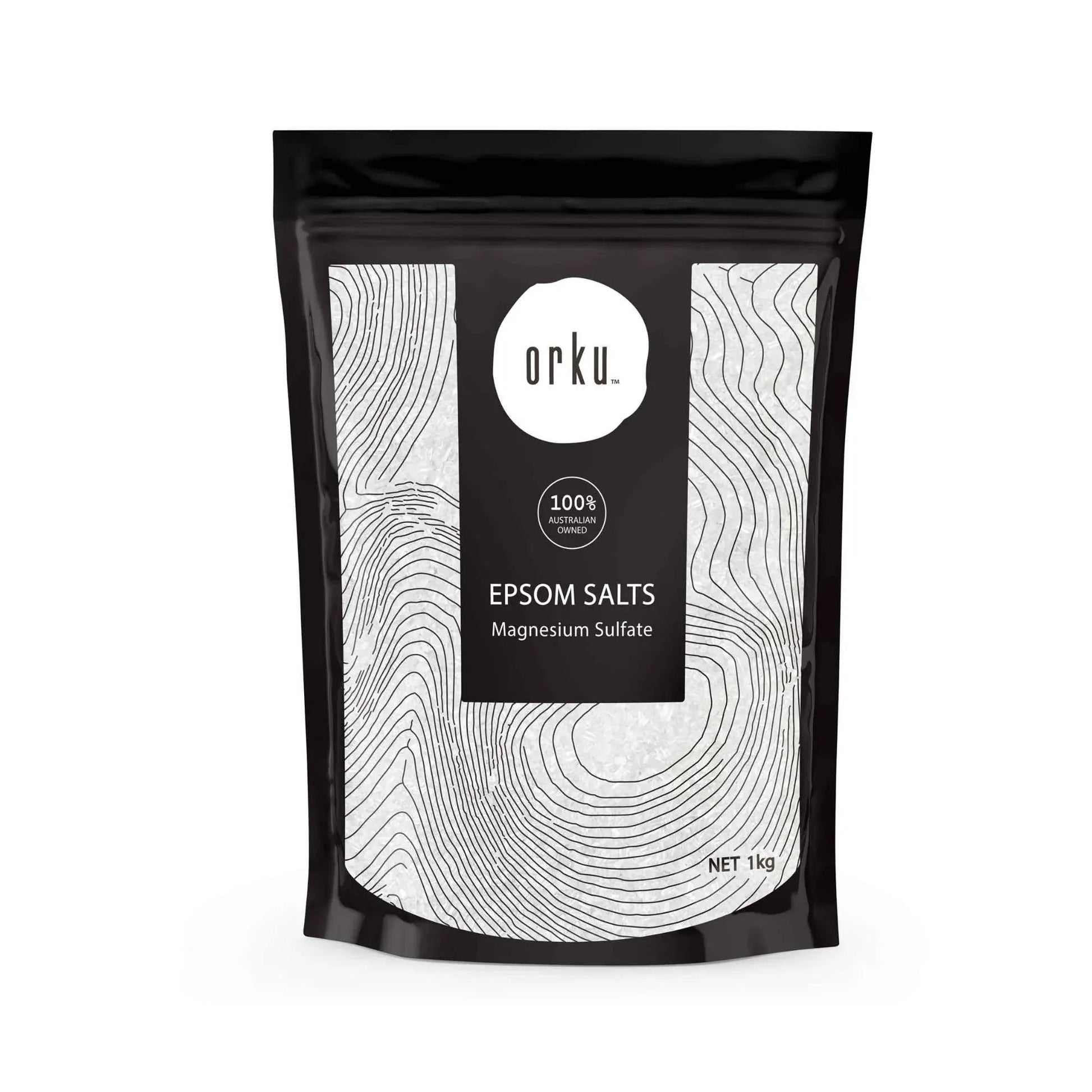 Orku 12 x 1Kg Epsom Salt Magnesium Sulphate Bath Salts Skin Body Kemu |Fashion Home Kitchen Beauty