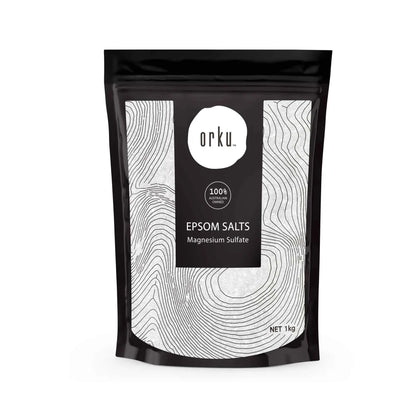 Orku 12 x 1Kg Epsom Salt Magnesium Sulphate Bath Salts Skin Body Kemu |Fashion Home Kitchen Beauty