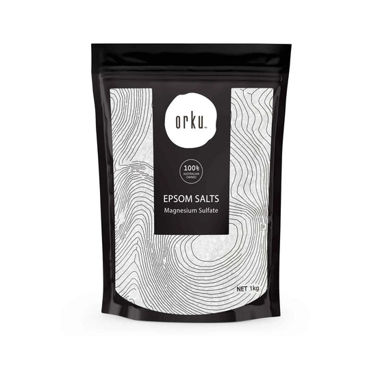 Orku 12 x 1Kg Epsom Salt Magnesium Sulphate Bath Salts Skin Body Kemu |Fashion Home Kitchen Beauty