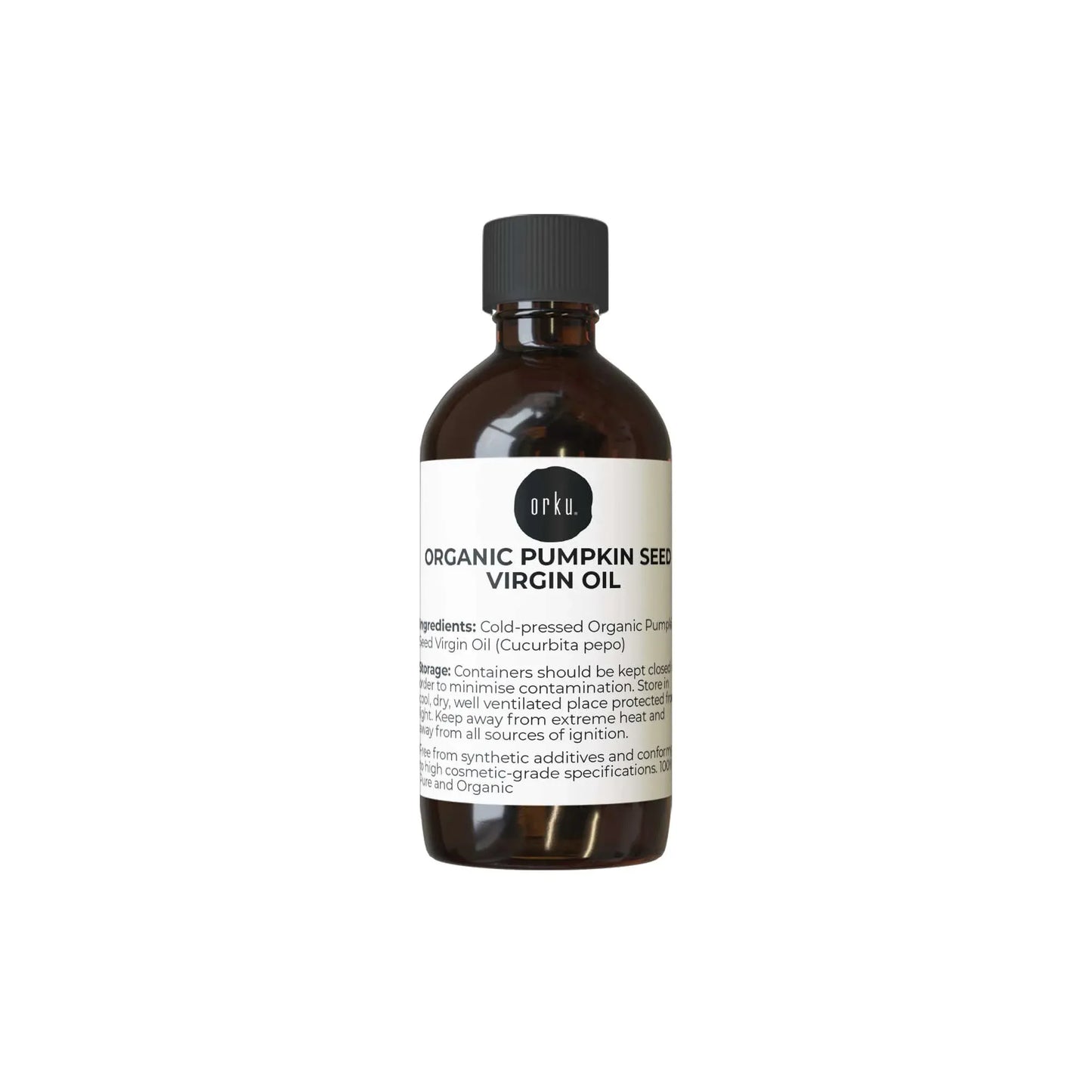 Orku 250ml Organic Pumpkin Seed Oil – Virgin Cold Pressed Unrefined Cosmetic Grade