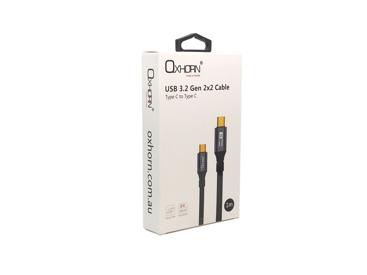 OXHORN CB-CC-321 USB C 3.2 Gen 2x2 Cable 1m Kemu |Fashion Home Kitchen Beauty