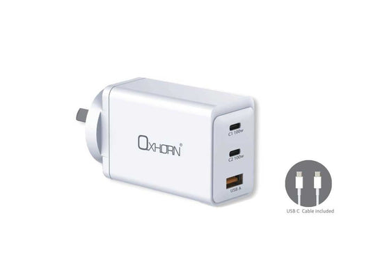 OXHORN NB-PD100S PD 100W GaN Charger 3-Port Kemu |Fashion Home Kitchen Beauty