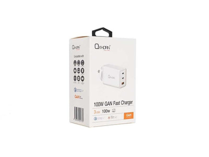 OXHORN NB-PD100S PD 100W GaN Charger 3-Port Kemu |Fashion Home Kitchen Beauty
