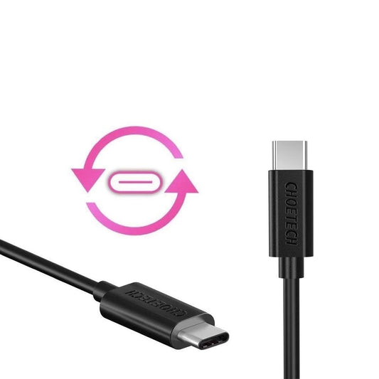CHOETECH CC0003 USB-C to USB-C Cable 2M Black Kemu |Fashion Home Kitchen Beauty