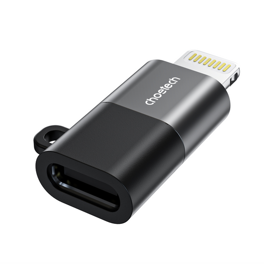 CHOETECH CR-001-GY Mfi iPhone to USB-C USB Adapter - Black Kemu |Fashion Home Kitchen Beauty