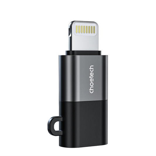 CHOETECH CR-001-GY Mfi iPhone to USB-C USB Adapter - Black Kemu |Fashion Home Kitchen Beauty