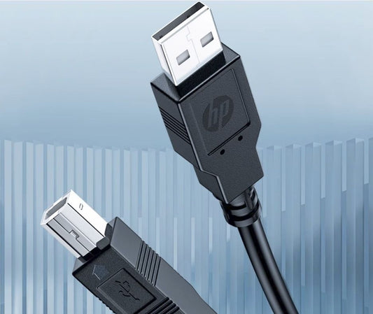 HP DHC-PT100-1.5M USB-A to USB-B v2.0 cable 1.5M Black