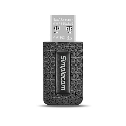 Simplecom NW608v2 WiFi 5 AC1300 Dual-Band USB 3.0 Wireless Adapter Kemu |Fashion Home Kitchen Beauty