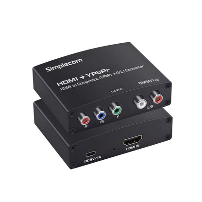 Simplecom CM501v2 HDMI to Component Video (YPbPr) and Audio (L/R) Converter