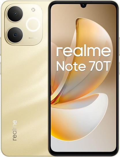 Realme Note 70T 4G Smartphone 4+256GB, Black, 6.75-inch screen, 90Hz Waterproof Kemu |Fashion Home Kitchen Beauty