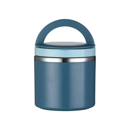 1L Large Capacity Stainless Steel Insulated Lunch Box Food Container Durable - Blue Kemu |Fashion Home Kitchen Beauty