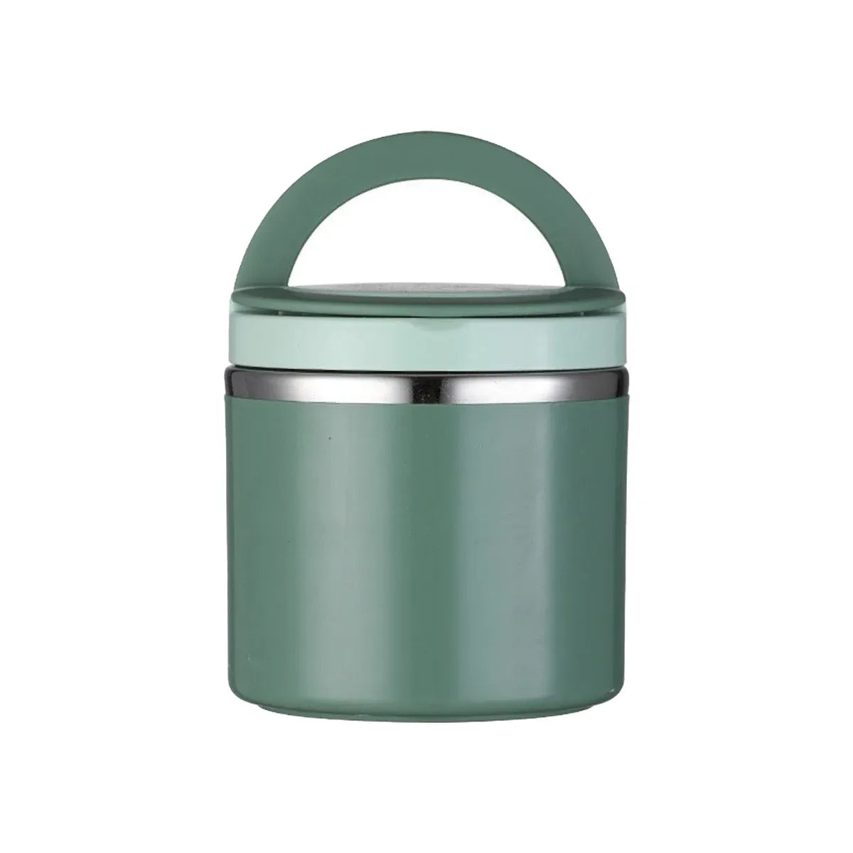 1L Large Capacity Stainless Steel Insulated Lunch Box Food Container Durable - Green Kemu |Fashion Home Kitchen Beauty