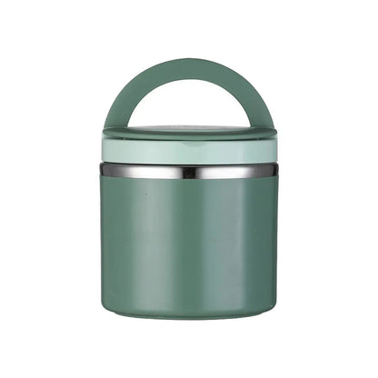 1L Large Capacity Stainless Steel Insulated Lunch Box Food Container Durable - Green Kemu |Fashion Home Kitchen Beauty