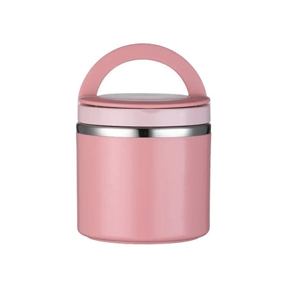 1L Large Capacity Stainless Steel Insulated Lunch Box Food Container Durable - Pink Kemu |Fashion Home Kitchen Beauty