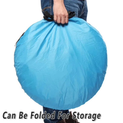 Outdoor Camping Tent Portable Sun Protection Lightweight Quick Setup Shelter - Blue 2-3 Person Kemu |Fashion Home Kitchen Beauty