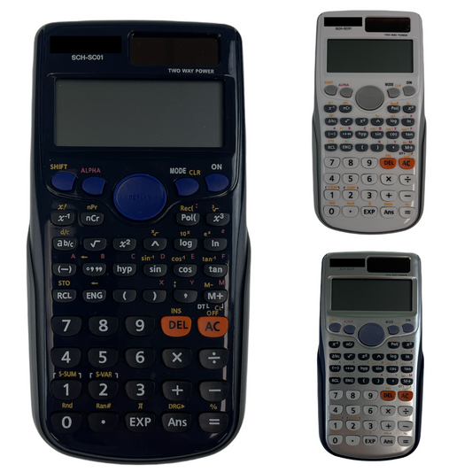 3x Scientific Calculator Universal Student Office Maths Mathematics School Kemu |Fashion Home Kitchen Beauty