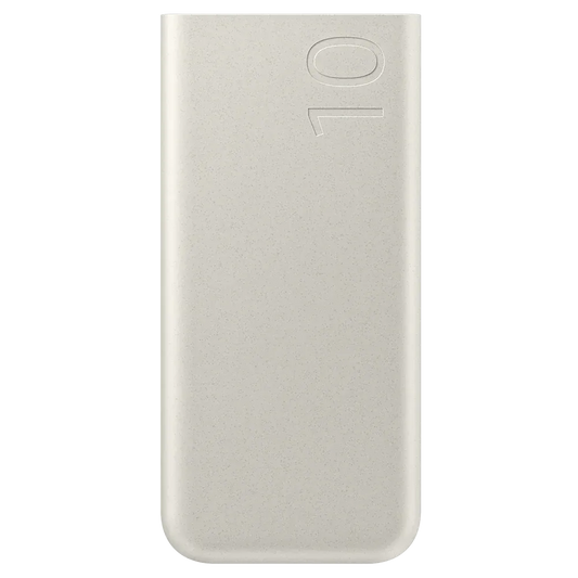 Samsung 25W Super FAST charging  2 x USB-C Port PD 10000mAh Slim Power Bank - Beige