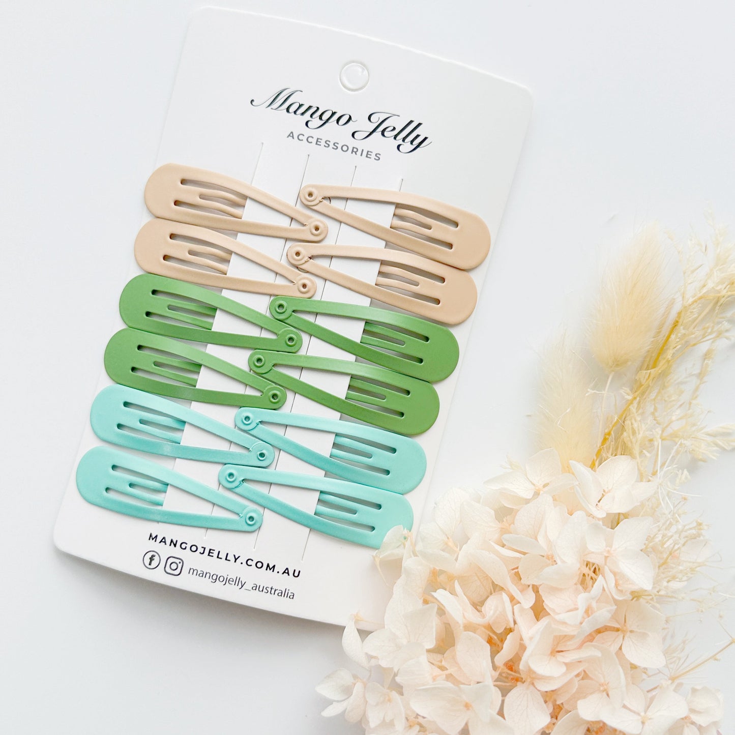 Essential Snap Hair clips - Fresh - 12 Pieces Kemu |Fashion Home Kitchen Beauty