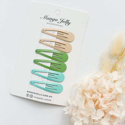Essential Snap Hair clips - Fresh - 12 Pieces Kemu |Fashion Home Kitchen Beauty