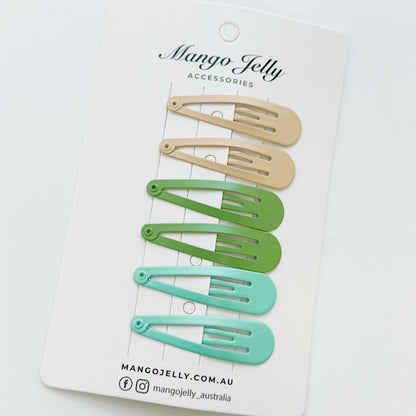Essential Snap Hair clips - Fresh - 12 Pieces Kemu |Fashion Home Kitchen Beauty