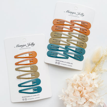 Essential Snap Hair clips - Natural - 12 Pieces Kemu |Fashion Home Kitchen Beauty
