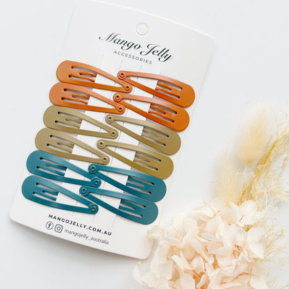 Essential Snap Hair clips - Natural - 12 Pieces Kemu |Fashion Home Kitchen Beauty
