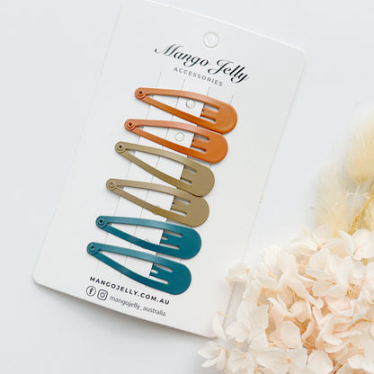 Essential Snap Hair clips - Natural - 12 Pieces Kemu |Fashion Home Kitchen Beauty