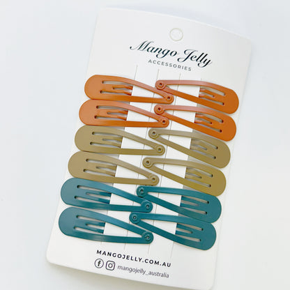 Essential Snap Hair clips - Natural - 12 Pieces Kemu |Fashion Home Kitchen Beauty