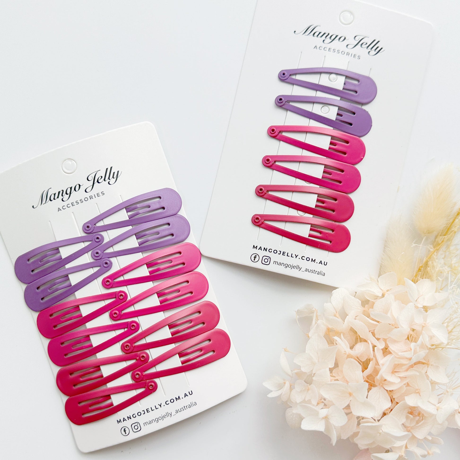Essential Snap Hair clips - Rosie - 12 Pieces Kemu |Fashion Home Kitchen Beauty