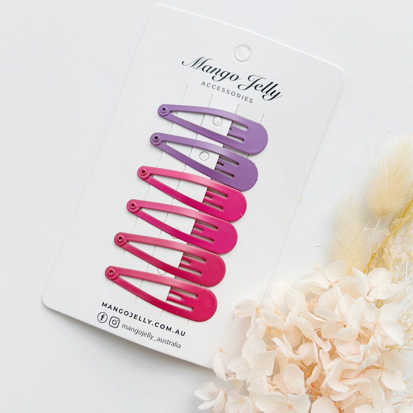 Essential Snap Hair clips - Rosie - 12 Pieces Kemu |Fashion Home Kitchen Beauty