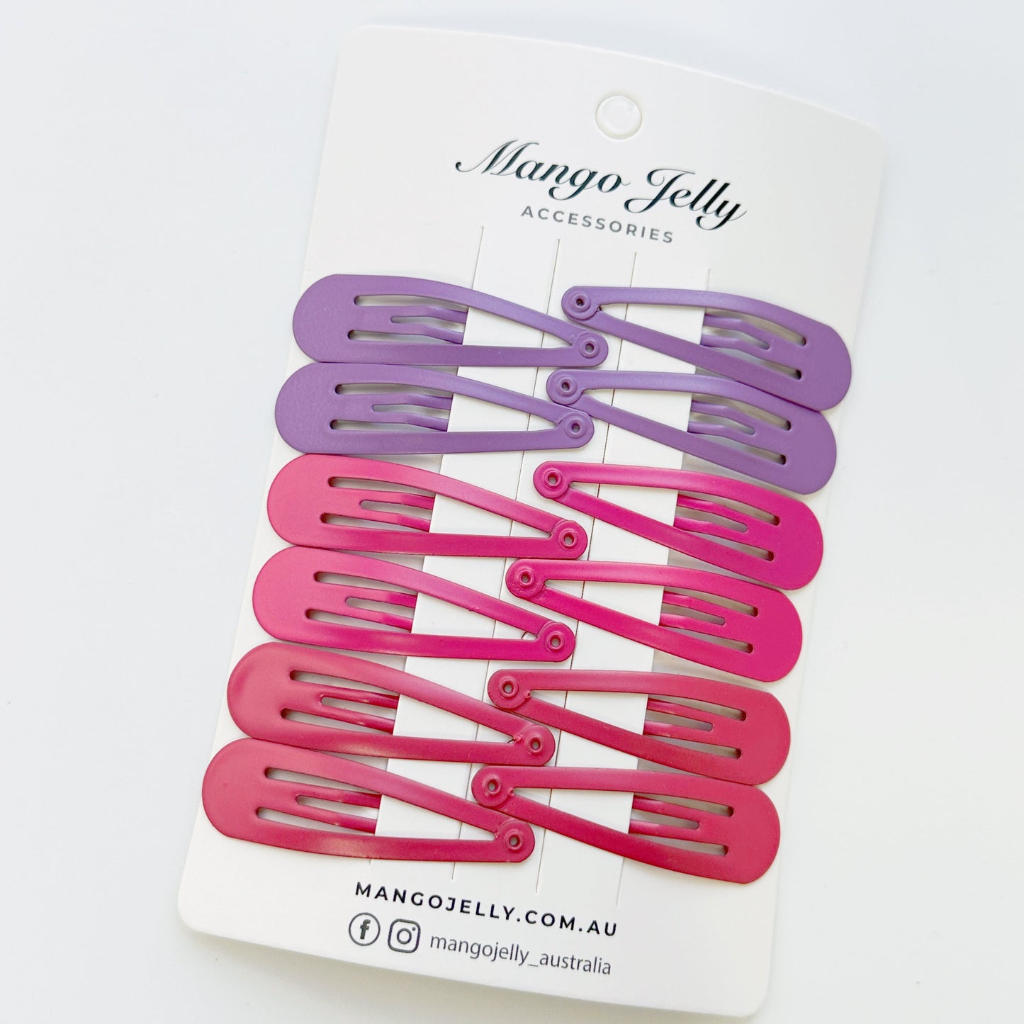 Essential Snap Hair clips - Rosie - 12 Pieces Kemu |Fashion Home Kitchen Beauty