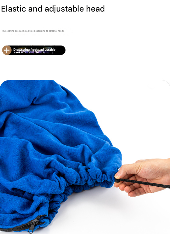 Blue Versatile Double-Sided Fleece Bag Liner - Lightweight & Portable Travel Blanket for Camping & Outdoors Kemu |Fashion Home Kitchen Beauty