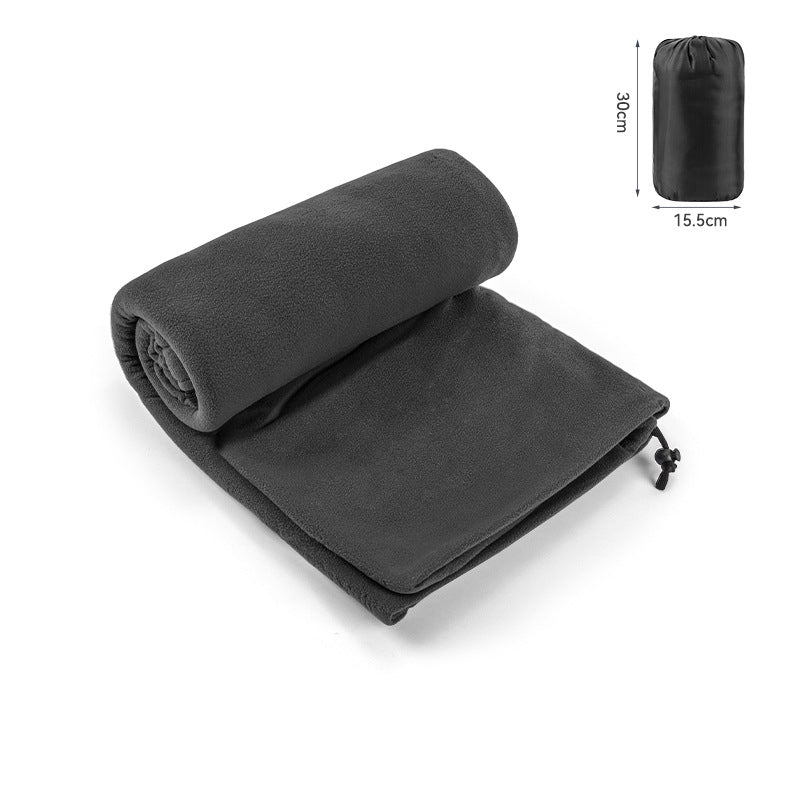 Dark Grey Versatile Double-Sided Fleece Bag Liner - Lightweight & Portable Travel Blanket for Camping & Outdoors Kemu |Fashion Home Kitchen Beauty