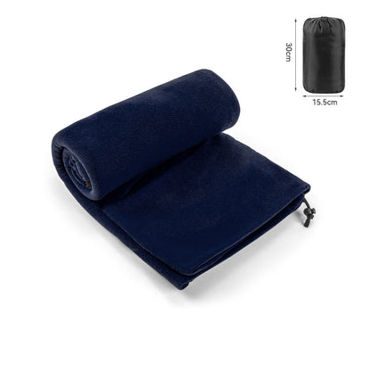 Dark Blue Versatile Double-Sided Fleece Bag Liner - Lightweight & Portable Travel Blanket for Camping & Outdoors Kemu |Fashion Home Kitchen Beauty