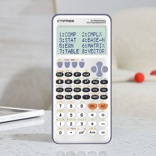 Advanced Scientific Calculator with 417 Functions & Large Natural Textbook Display(silver) Kemu |Fashion Home Kitchen Beauty