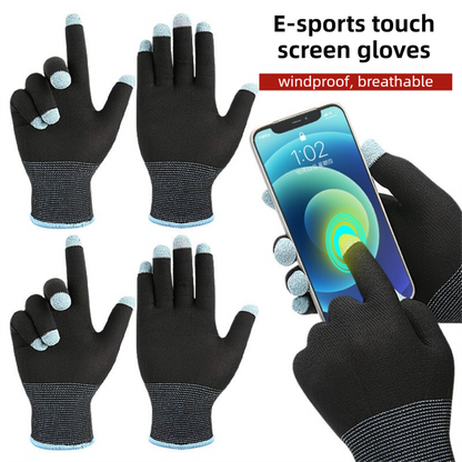 2-Piece Winter Car Safety & Comfort Driving Set with Car Air Vent Gravity Phone Holder and Warm Five-Finger Touchscreen Gloves – One Hand Auto Grip, Triangle Stability & Gravity Locking, All-Season Esports Conductive Touchscreen Gloves Kemu |Fashion Home Kitchen Beauty