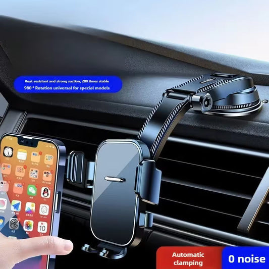 Vacuum Suction Car Phone Mount Adjustable Dashboard Windscreen Holder Universal Smartphone Bracket for Navigation Driving Kemu |Fashion Home Kitchen Beauty