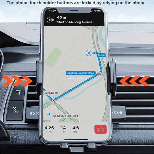 Vacuum Suction Car Phone Mount Adjustable Dashboard Windscreen Holder Universal Smartphone Bracket for Navigation Driving Kemu |Fashion Home Kitchen Beauty