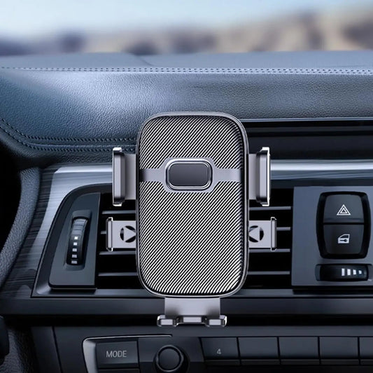 Universal Car Air Vent Phone Mount (Black Textured Finish) — 360° Adjustable, Non-slip Navigation Holder, Compatible with Most Smartphones Kemu |Fashion Home Kitchen Beauty