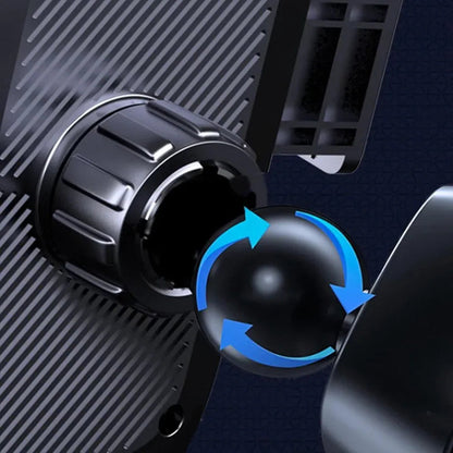 Universal Car Air Vent Phone Mount (Black Textured Finish) — 360° Adjustable, Non-slip Navigation Holder, Compatible with Most Smartphones Kemu |Fashion Home Kitchen Beauty
