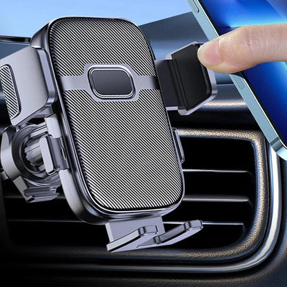 Universal Car Air Vent Phone Mount (Black Textured Finish) — 360° Adjustable, Non-slip Navigation Holder, Compatible with Most Smartphones Kemu |Fashion Home Kitchen Beauty