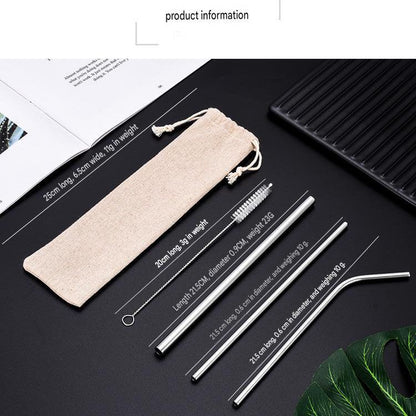 Blue 304 Stainless Steel Magnetic Hanging Water Bottle Set, 12.17 oz Reusable Drinking Bottle, Comes with 4 Stainless Steel Straws, Cleaning Brush, Storage Bag and Magnetic Plate Kemu |Fashion Home Kitchen Beauty