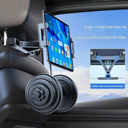 360° Rotating Car Back Seat Tablet & Phone Holder – Adjustable Headrest Mount for 4.7–12.9 Inch Devices, Universal Car Rear Entertainment Stand Kemu |Fashion Home Kitchen Beauty