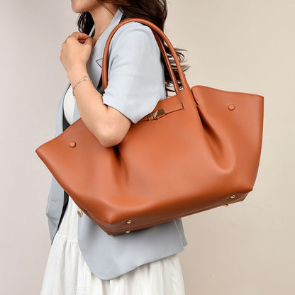 Black Women's Wings Shape New York Slouchy Tote Bag (61 x 13 x 29CM) - Soft Textured PU, Oversized Dumpling Shoulder Handbag with Magnetic Closure, Organised Pockets and Metal Feet Kemu |Fashion Home Kitchen Beauty